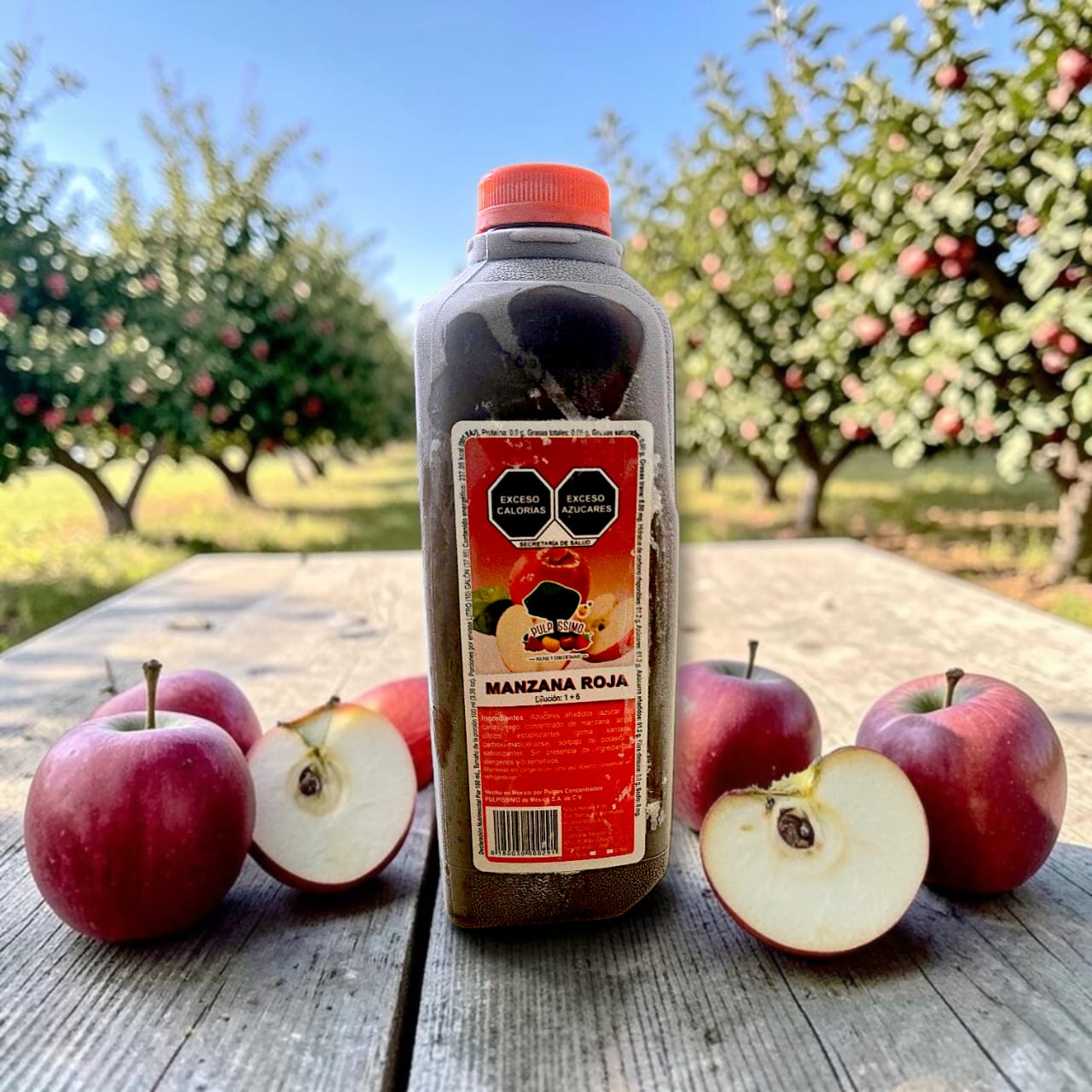Concentrado de manzana roja